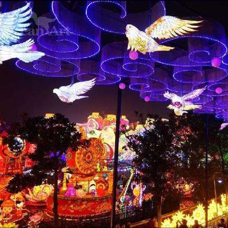 梦幻灯光节造型灯