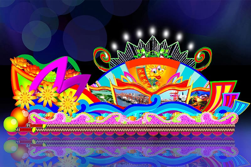 花车彩车制作-彩车彩船制作公司