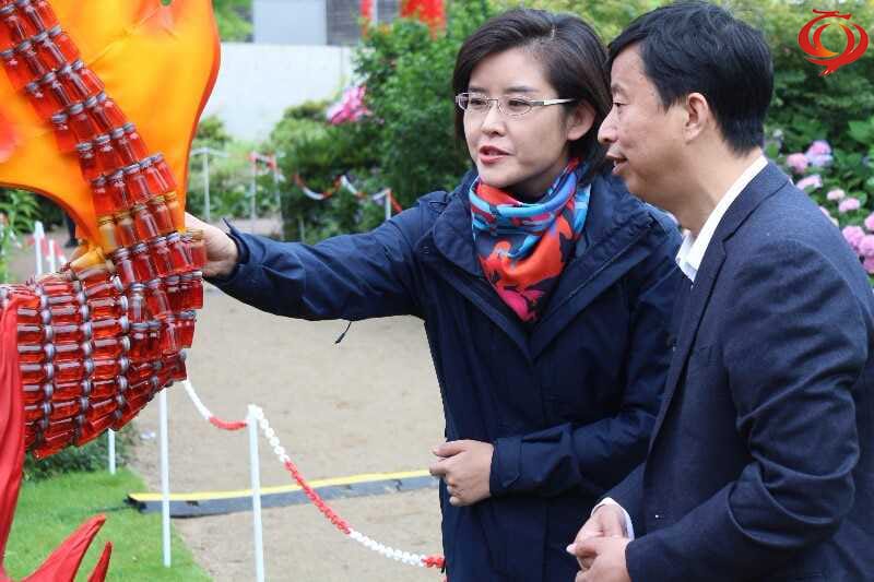 药瓶彩灯,麒麟元素主题花灯